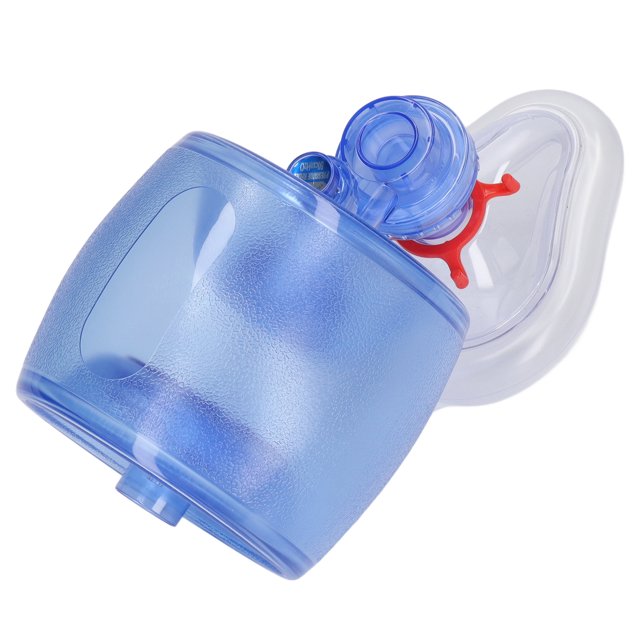 Bolsa De Resucitador, Bolsa De Respiración De Emergencia Para RCP, Diseño Simple De Material De PVC Con Tubo De Oxígeno De 2 Metros Para El Hogar Y La Escuela ANGGREK Otros