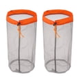 thumbnail image 1 of 2pcs bolsa de almacenamiento de de malla con cordón para viajes, M shamjiam Saco de malla de cosas, 1 of 9