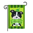 thumbnail image 2 of Breeze Decor 02029 St Pats Puppy 2-Sided Vertical Impression House Flag - 28 x 40 in., 2 of 2