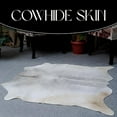 thumbnail image 5 of Stylish Small Black & White Cowhide Area Rug - Natural Design for Cozy Home Decor, Ideal for Living Rooms or Bedrooms, 5 of 5