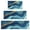 Blue Marble Gold, variant on Blue Marble Gold Wave Pattern Kitchen Rugs Sets Of 3,Kitchen Runner Rugs Non Skid Washable,Decorative Kitchen Floor Mats for Kitchen,Sink,Laundry,17"x30" 17"x47" 17"x59"