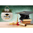 thumbnail image 3 of Class Of 2024 Graduation Wreath Sign for Front Door,Horizontal Round Door Wreaths,Housewarming Gift Farmhouse Wood Door Hanger for Home Decor Indoor and Outdoor, Classroom, Yard, Porch Décor, 3 of 5