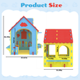 thumbnail image 7 of Playhouse for Kids Toddlers, Indoor & Outdoor PlayHouse, EVA Play Houses with Pretend Kitchen/Food/Cookware Set/Chair, Girls Boys Pretend Play Toy Gift, Screwless Easy Assembly, 7 of 7