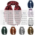 thumbnail image 3 of hoksml Men's Plaid Shirt Jacket - Button Front Flannel Overshirt with Chest Pocket, Soft Lightweight Casual Top for Spring Fall, 3 of 6