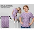 thumbnail image 6 of oneOone Cotton Flex Light Violet Fabric Block Fabric For Sewing Printed Craft Fabric By The Yard 40 Inch Wide, 6 of 6