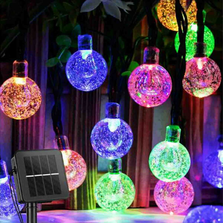 Fairy Lights 23 Ft 50 Led Globe Twinkle Christmas Lights With