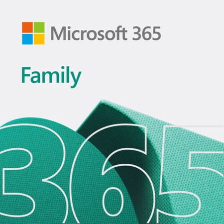 Microsoft MSSUB86207 365 Family (6 PC or Mac Licenses / 12-Month