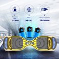 thumbnail image 3 of HOVERSTAR Bluetooth Hoverboard, LBW12A Color cromado o monopatín eléctrico de piel impresa con ruedas intermitentes LED, 3 of 5