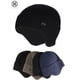 thumbnail image 1 of Luxtrada - Gorro de punto con visera para hombre, cálido, de invierno, con forro polar y orejeras (negro), 1 of 8