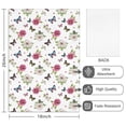 thumbnail image 2 of 6 Pcs Pioneer Flower Floral Print Pattern Kitchen Towels, Funny Microfiber Dish Towel Set, 18" X 26" Tea Towels, 2 of 6