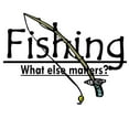 thumbnail image 3 of CafePress - Fishing, What Else Matters Light T Shirt - Light T-Shirt - CP, 3 of 4