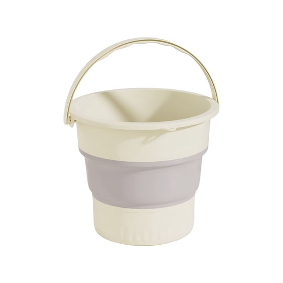ACDANC Collapsible Bucket,Small Cleaning Mop Buckets for Household Outdoor Car Washing Tub Plastic Foldable Portable Camping Beach Sand Water Pot Pail Space Saving