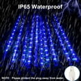 Meteor Shower Lights Christmas Lights LED Falling Rain Lights 20cm 10