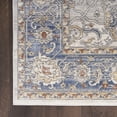 thumbnail image 2 of 8' X 10' Blue and Gray Oriental Power Loom Area Rug, 2 of 10