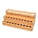 thumbnail image 2 of Estante de almacenamiento de aceite esencial Macarena con 27 ranuras 3 niveles de madera, 2 of 8