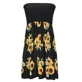 thumbnail image 4 of IROINNID Off-The-Shoulder Dress For Women Sleeveless Bohemian Style Elastic Band Dress Strapless Dresses Floral Dress Knee-Length Prints Empire Dress, 4 of 9