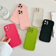 thumbnail image 1 of Mightlink Mobile Phone Case Wave Border Simple Style Anti-shock Tight Fit Full Coverage Anti-scratch Candy Color Phone Case for iPhone 14/14 Pro/14 Max/14 Pro Max, 1 of 8