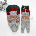 thumbnail image 2 of Infant Baby Knit Outfits Suits, Buttons Round Neck Long Sleeve Romper Top + Elastic Long Pant, 2 of 4