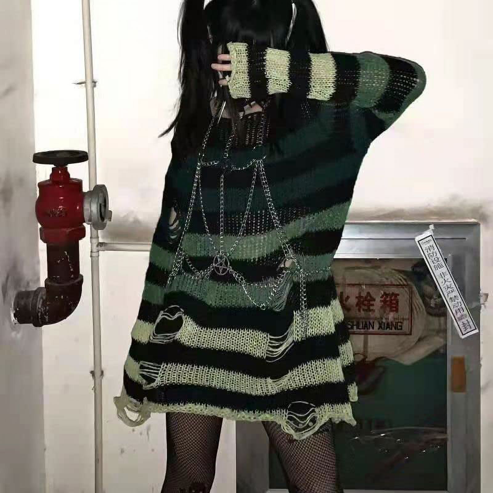 00s civarize knit punk grunge boro ニット 81e737bd-eac5-49d0-8529-