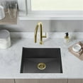 thumbnail image 5 of Tourner 21 x 18 Stainless Steel, Single Basin, Undermount Kitchen Sink,Black, 5 of 10