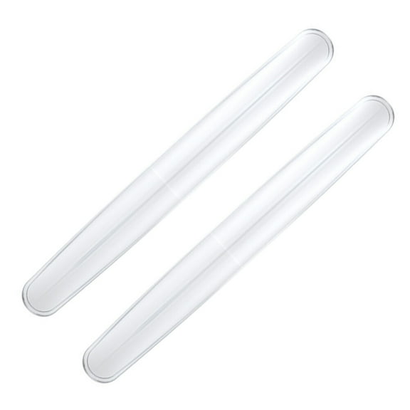 Car Door Collision Strip Protector Anti Scratch Bumper Guards Flexible Silicone 2 Pieces Set