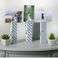 thumbnail image 2 of Melannco Set of 3 1-inch X 6-inch Oversized Clothespin-Blue and White, 2 of 6