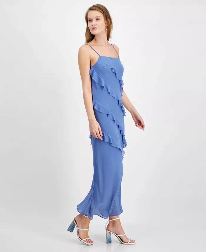 chinese dress ladies Made in USA Dusty Blue Infinity Dress Multiway Bridesmaid Dress Convertible Made in USA