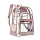 thumbnail image 1 of Mochila transparente con correa de hombro ajustable, ligera y unisex. Oro, 1 of 7
