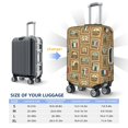 thumbnail image 2 of Travel Luggage Cover Protector - Stamp Pattern france Anti-Scratch Suitcase Covers Fits 18-32 Inch Luggage, 2 of 5