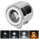 thumbnail image 5 of Faro Circulación Diurna Lámpara Delantera Universal 4.25in LED Headlamp Round Angel Eyes High Low Beam Retro Motocicleta DRL Chromeplate Shell (Luz Blanca Luz Amarilla Cergrey Luz Blanca + Luz Amarilla, 5 of 8