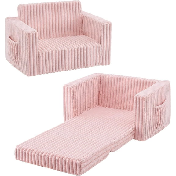 Kids Armchair Toddler Couch Baby Sofa Chair for Boys and Girls (Pink)