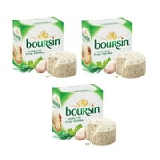 Boursin Garlic and Fine Herbs 5oz (3-Pack) (15 ounce)