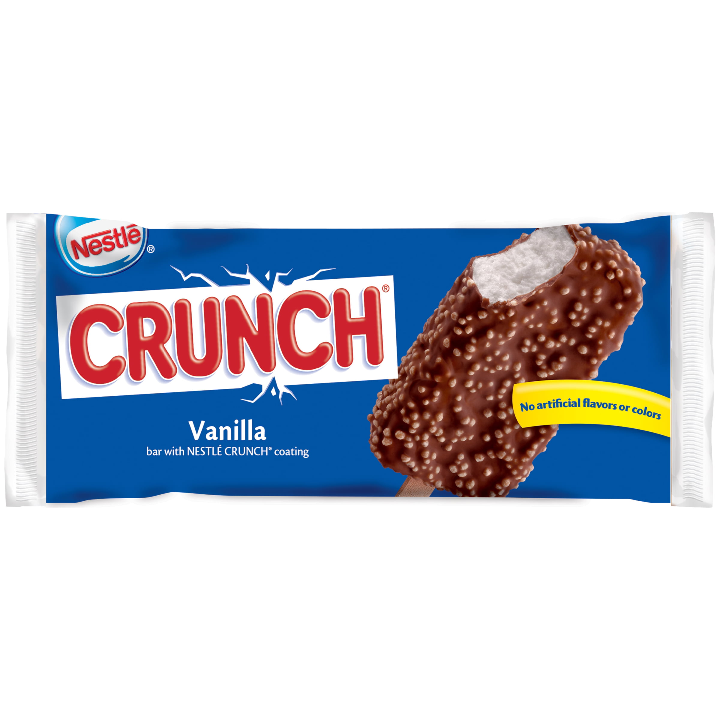 NESTLE CRUNCH Vanilla Ice Cream Bar 3 fl. oz. Pack - Walmart.com