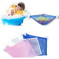 thumbnail image 4 of Casewin Bath Toy Organizer with 3 Strong Suction Cups Mounted Bath/Shower Caddy Storage Solution Bath Toy Storage Net & Bathroom Corner Shower Caddy Bag Bathroom Storage Bag, 4 of 6