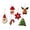 D, variant on SLYNSHome Christmas Door Hanging Ornament Christmas Bell Hanger With Red Berries And Bow, Festive Wall Decor For Doorknob Window Indoor Holiday Season Home Decoration