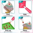 thumbnail image 4 of Cuadros Decorativos 4 pegatinas de pintura de diamantes, pegatinas de gemas 5D abstractas, manualidades, juegos de juguetes DIY Wdftyju embutido en tela, 4 of 9