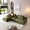 Green, variant on 111" Modular Sectional Sofa, Modern Corduroy Cloud Couch with Cup Holders USB and Storage Box, Sleeper Sofa with Movable Ottoman for Living Room, No Assembly, Green
