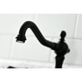 thumbnail image 4 of Kingston Brass KS1970PKL Duchess Widespread Bathroom Faucet with Brass Pop-Up, Matte Black, 4 of 8