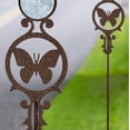 thumbnail image 4 of Pathways Reflective Driveway Marker Stake Set of Two, Butterfly Emblem, Weathered Bronze, 4 of 5