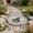 D, variant on Orangide Garden Stepping Stones Set, Outdoor Foot Pedals Decorative Walkway Stones, Natural Slate Path Maker for Courtyard Villa Landscape Decorations