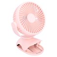 thumbnail image 3 of Ventilador de clip mini USB Sincero recargable 4 velocidades rosa, 3 of 10