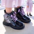 thumbnail image 7 of LvhaoGJOB Girls' Ankle Boots for Snow Play - Lace-Up Design, Side Zipper, 7 of 7