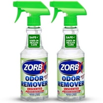ZORBX Unscented Odor Eliminator Spray for Hospitals & Healthcare – Dog, Cat, Car & Carpet Deodorizer (16oz - Pack of 2)