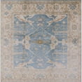 thumbnail image 1 of Ahgly Company Indoor Square Mid-Century Modern Silver Pink Oriental Area Rugs, 4' Square, 1 of 6