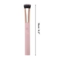 thumbnail image 2 of Unique Bargains 1 Pc Durable Straight-angle Foundation Brush Pink Nylon Hair Aluminum Tube Plastic Handle, 2 of 5