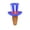 Blue, variant on Silicone Wine Stopper with Hat Decoration, Reusable Bottle Sealer for Wine Champagne, Party Venue Layout Prop Gift, Airtight Preserver for Leftovers​, Blue