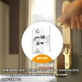 thumbnail image 4 of Redempat Lock Windows Handy Installation Stainless House Doors Door Locks Hardware Exquisite 90 Degree Latching Bolts, 4 of 9