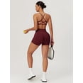 thumbnail image 7 of IDOPIP Women 2 Piece Seamless Backless Yoga Sets High Waist Shorts and Sports Bra Gym Athletic Clothing Outfits, 7 of 7