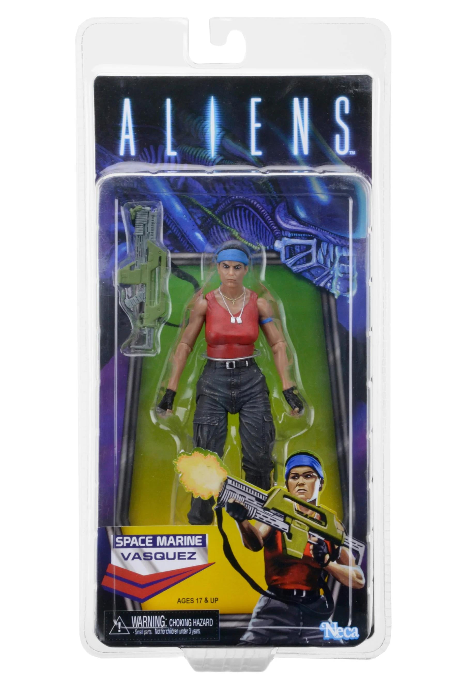 SPACE MARINE VASQUEZエイリアンフィギュア NECA Aliens Space Marine Vasquez Aliens Day 2017 - Walmart.com