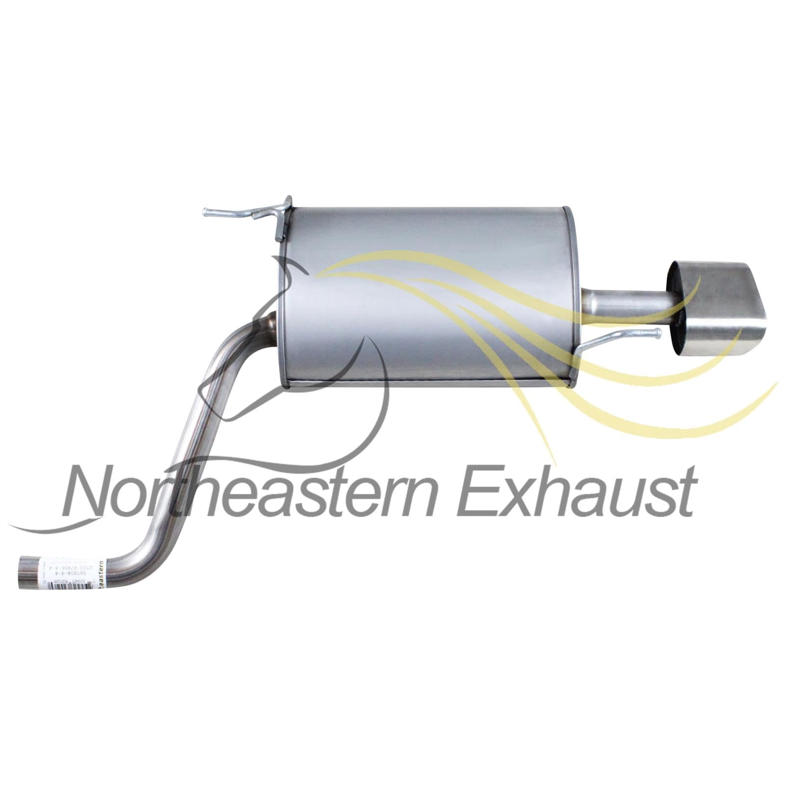 Stainless Steel Center Muffler, Y-pipe and Pair of Mufflers Exhaust System Kit Fits 2004-2006 Acura MDX 3.5L